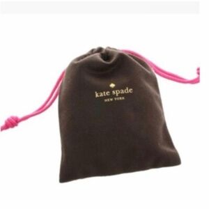 New Kate Spade Jewelry Dust Bag Brown